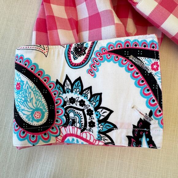 BERTIGO Pepe 52 Cotton Designer Shirt Men's Size XL Pink White Check NWOT - Picture 12 of 16